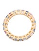 Ring 18K 5.20ctw Sapphire Eternity Band