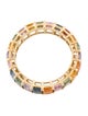 Ring 18K 4.94ctw Sapphire Eternity Band
