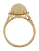 Ring 14K Opal & Diamond Ring