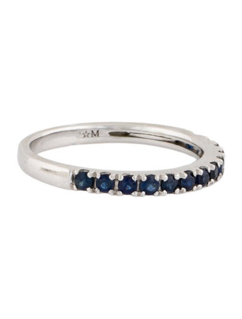 Ring 14K Sapphire Half Eternity Band