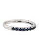 Ring 14K Sapphire Half Eternity Band