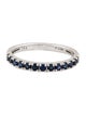 Ring 14K Sapphire Half Eternity Band