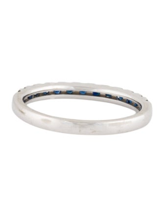 Ring 14K Sapphire Half Eternity Band