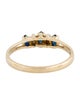 Ring 14K Sapphire & Diamond Band