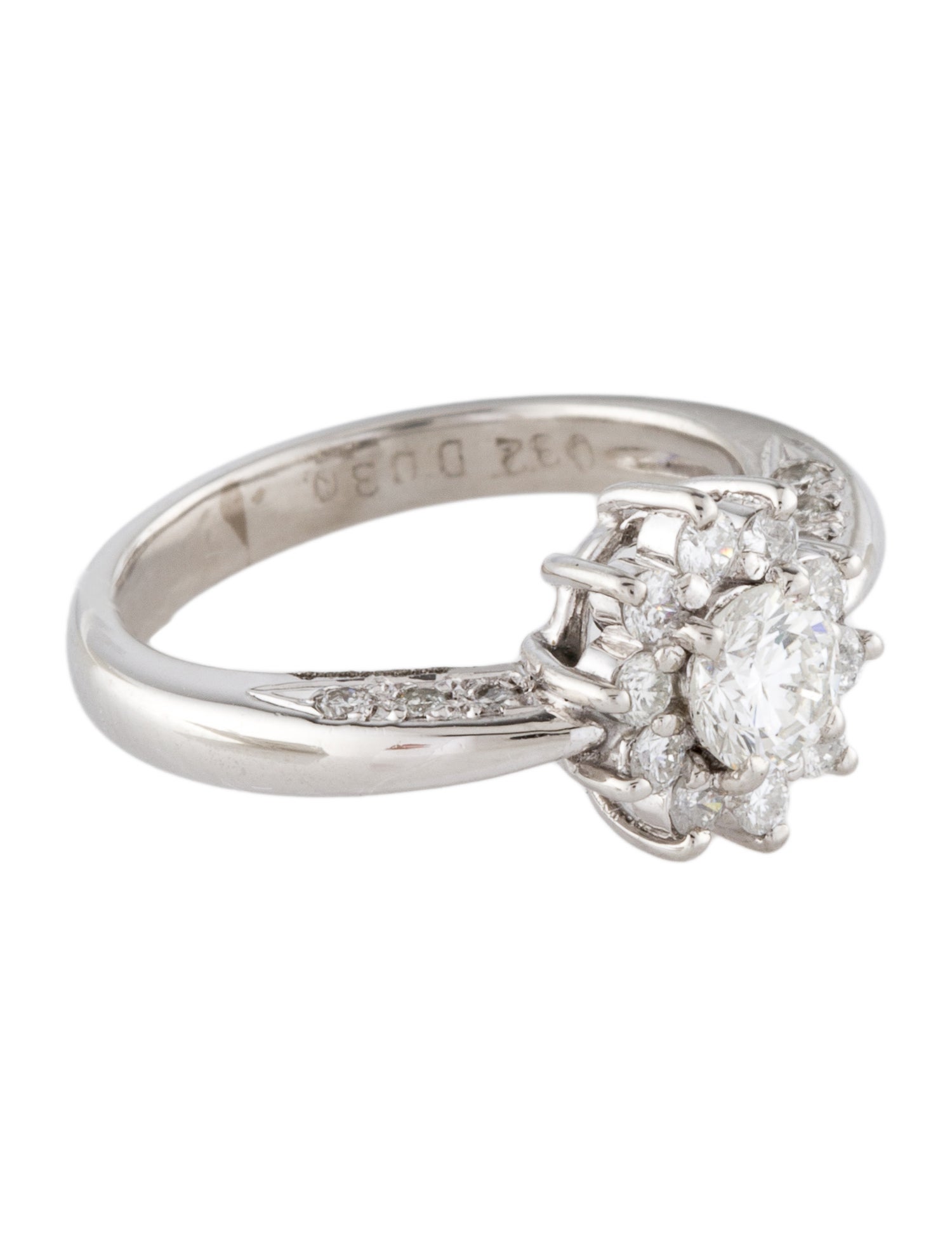 Ring Platinum Diamond Engagement