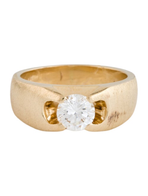 Ring 14K 1.04ct Diamond Signet Ring