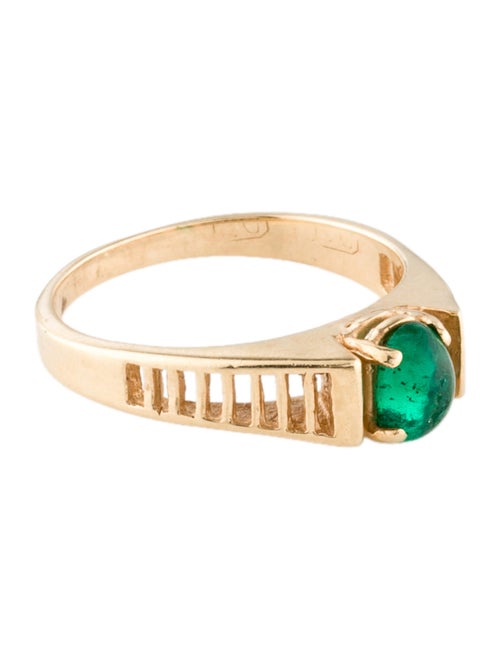 Ring 14K Emerald Cocktail Ring