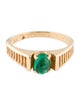 Ring 14K Emerald Cocktail Ring