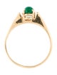 Ring 14K Emerald Cocktail Ring