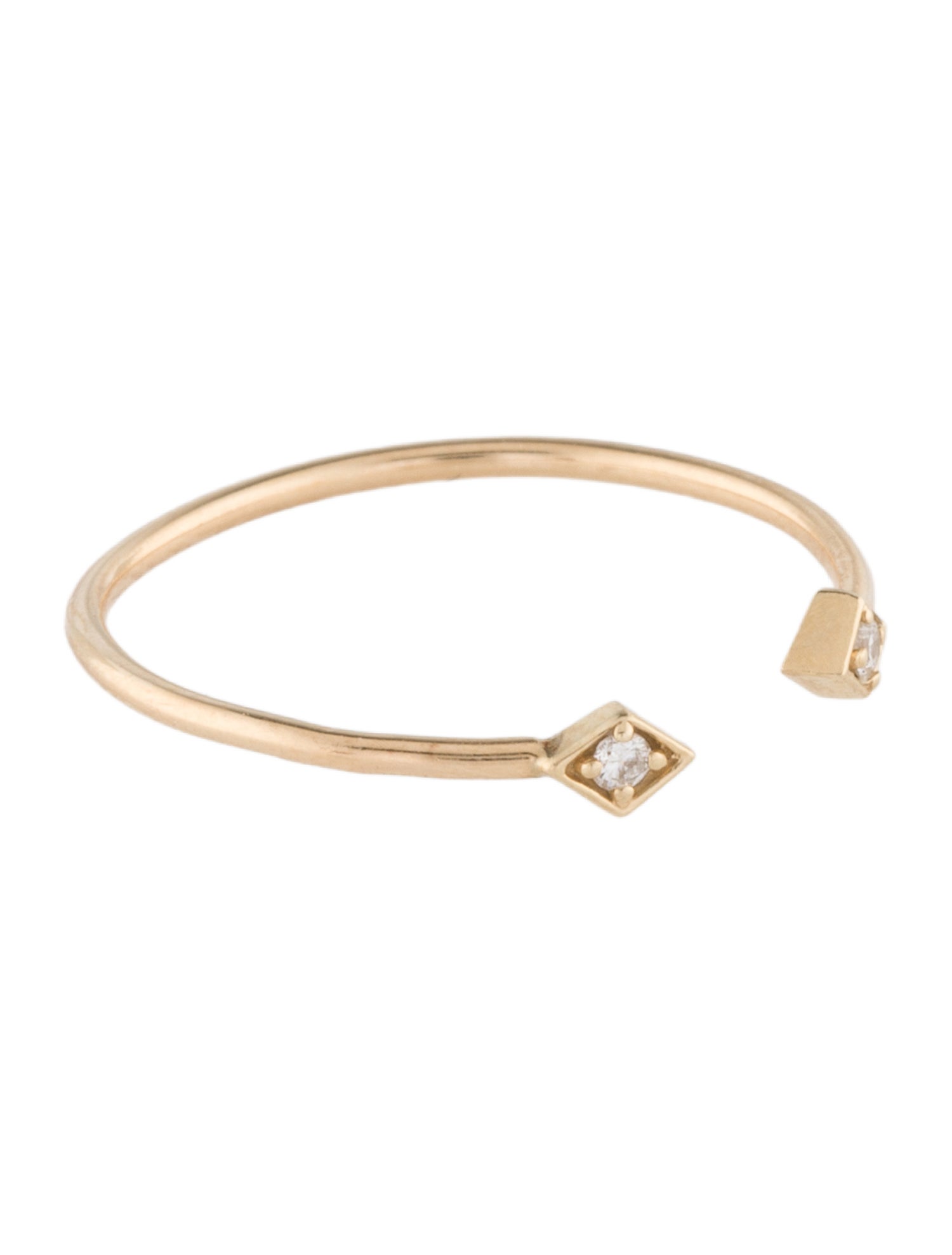 Ring 14K Diamond Open Band