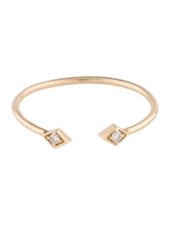 Ring 14K Diamond Open Band