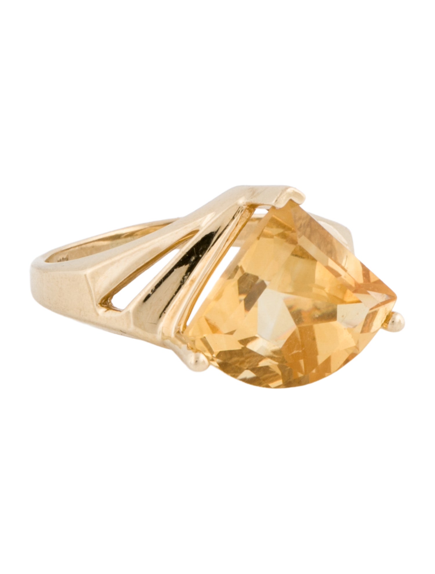 Ring 14K 6.00ctw Citrine Cocktail