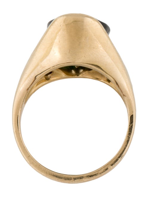 Ring 14K Tourmaline & Diamond Cocktail Ring