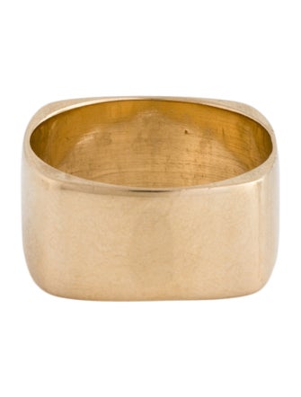 Ring 14K Wide Squared Band
