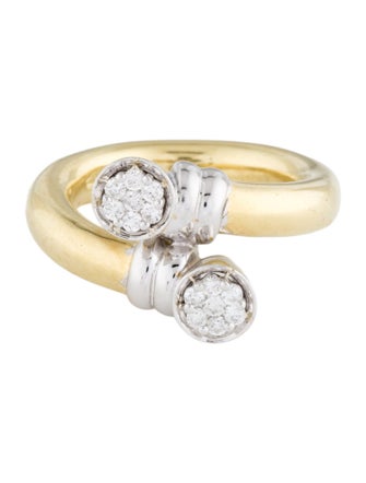 Ring Diamond Toi et Moi Cocktail Ring