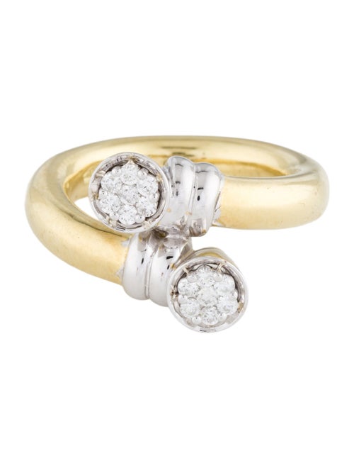 Ring Diamond Toi et Moi Cocktail Ring