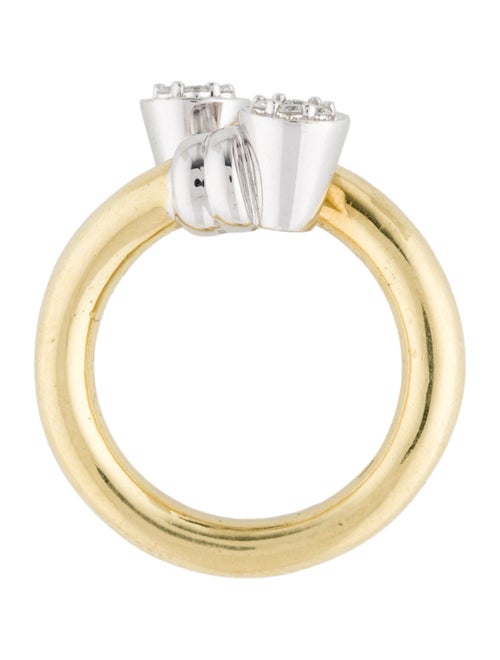 Ring Diamond Toi et Moi Cocktail Ring