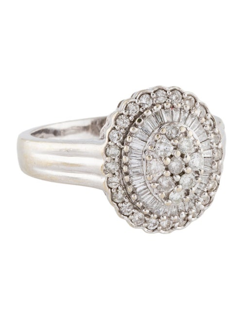 Ring 14K Diamond Cluster Cocktail Ring