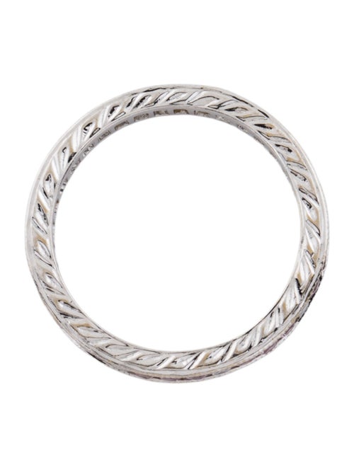 Ring 18K Pink Sapphire & Diamond Eternity Band