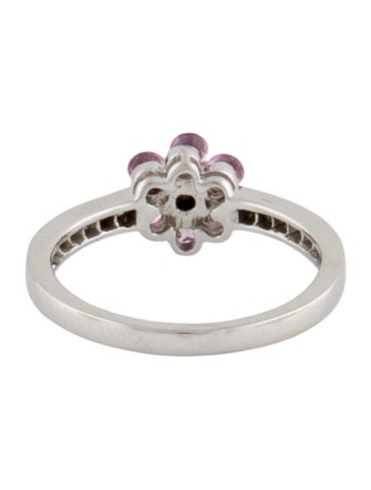 Ring 18K Sapphire & Diamond Cocktail Ring