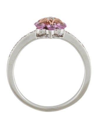 Ring 18K Sapphire & Diamond Cocktail Ring