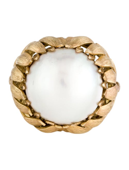 Ring 14K Pearl Cocktail Ring