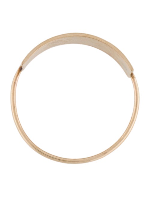 Ring 14K Flat Halfway Band
