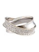 Ring 18K Diamond Crossover Cocktail Ring