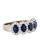 Ring 18K 3.15ctw Sapphire & Diamond Cocktail Ring