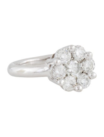 Ring 14K 2.05ctw Diamond Cluster Cocktail Ring