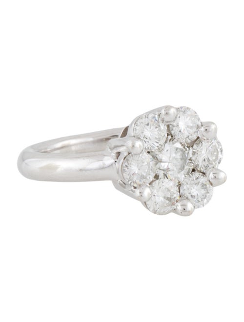 Ring 14K 2.05ctw Diamond Cluster Cocktail Ring