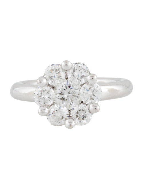 Ring 14K 2.05ctw Diamond Cluster Cocktail Ring