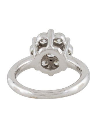 Ring 14K 2.05ctw Diamond Cluster Cocktail Ring