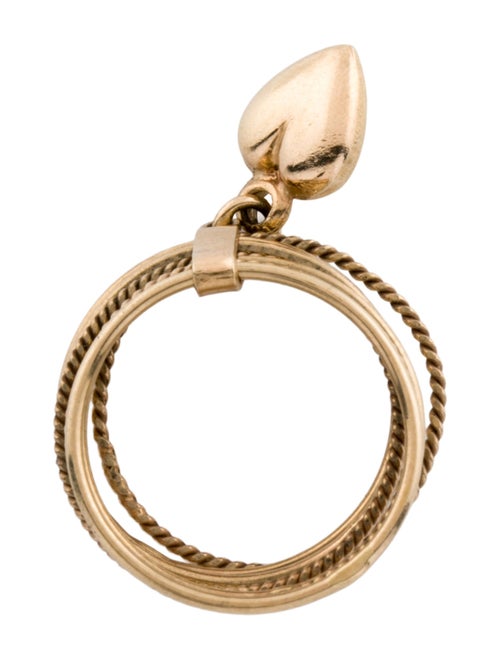 Ring 14K Multiband Heart Cocktail Ring