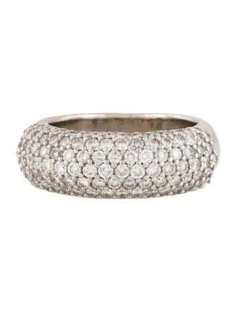 Ring 14K 2.14ctw Diamond Domed Band