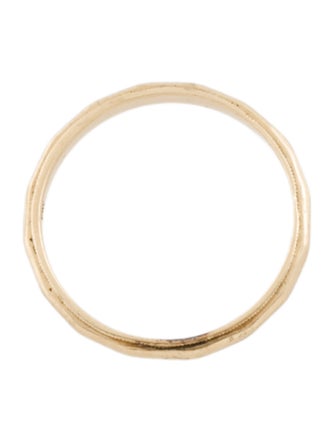 Ring 14K Geometric Milgrain Band