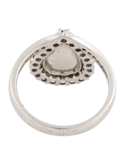 Ring 18K Dyed Jadeite & Diamond Cocktail Ring