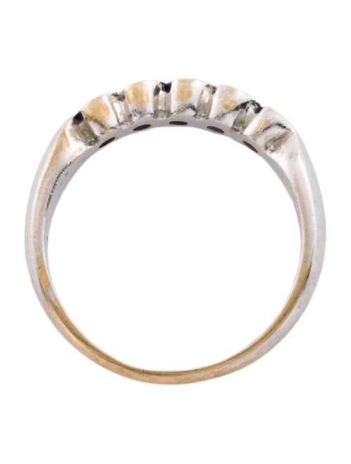 Ring 14K Sapphire & Diamond Band