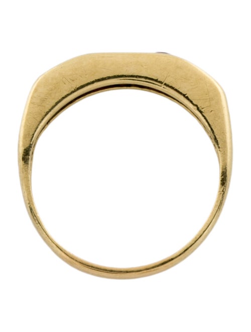 Ring 14K Ruby & Diamond Band