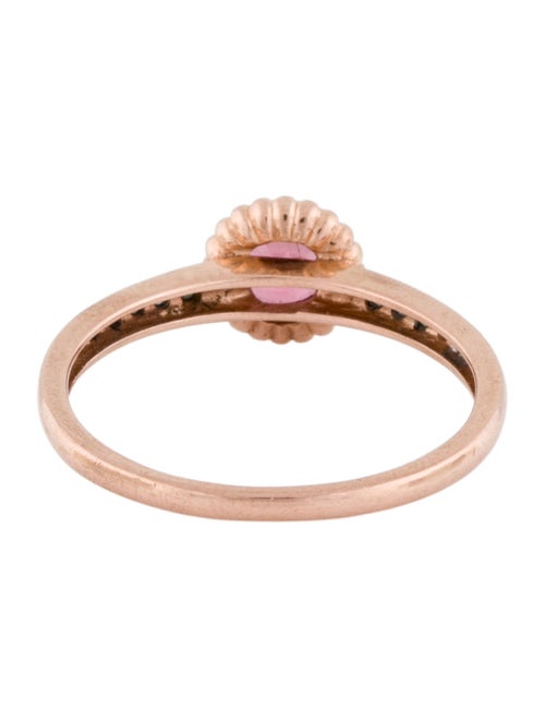 Ring 10K Tourmaline & Diamond Cocktail Ring