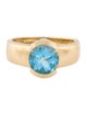 Ring 14K Topaz Signet Ring