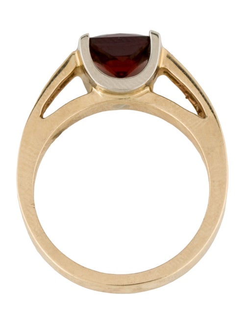 Ring 14K 1.44ctw Garnet & Diamond Cocktail Ring
