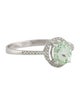 Ring 18K 1.24ct Tourmaline & Diamond Ring