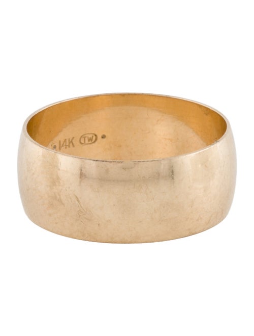 Ring 14K Wide Mens Band