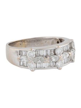 Ring 18K 1.76ctw Diamond Mosaic Band Ring