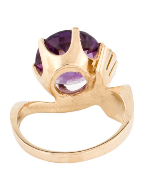 Ring 14K Amethyst Cocktail Ring