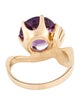Ring 14K Amethyst Cocktail Ring