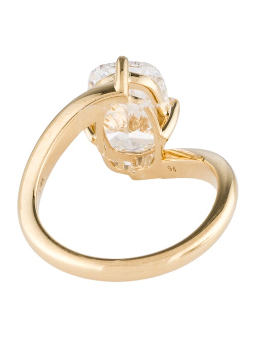 Ring 18K 3.61ct Lab-Grown Diamond Engagement Ring