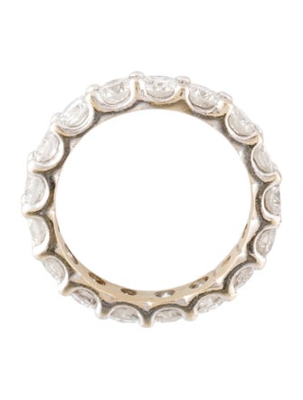 Ring 14K 3.40ctw Diamond Eternity Wedding Band