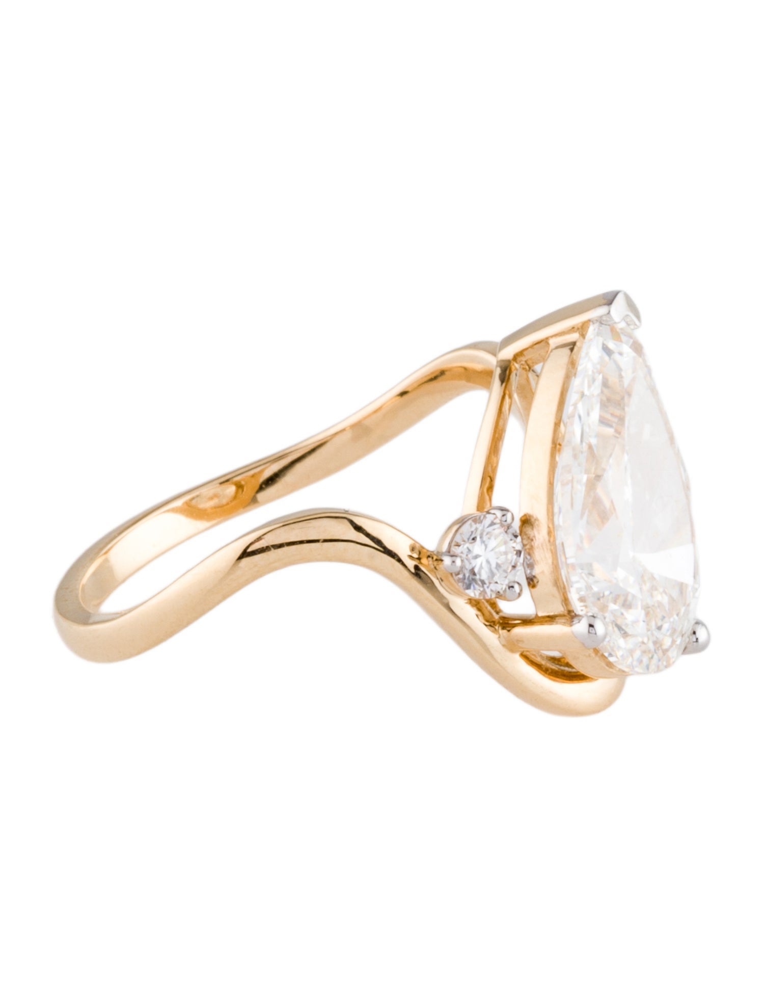 Ring 18K 3.64ctw Lab-Grown Diamond Cocktail Ring